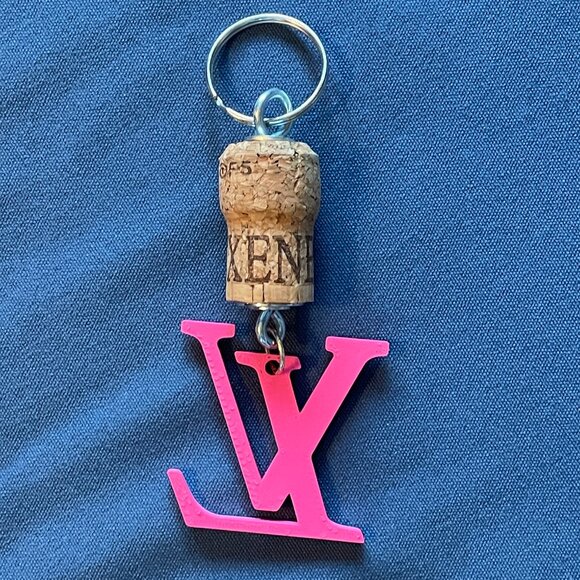 LV Bogg Champagne Cork Key Chain-LV Fancy Key Ring-New! - Picture 4 of 4